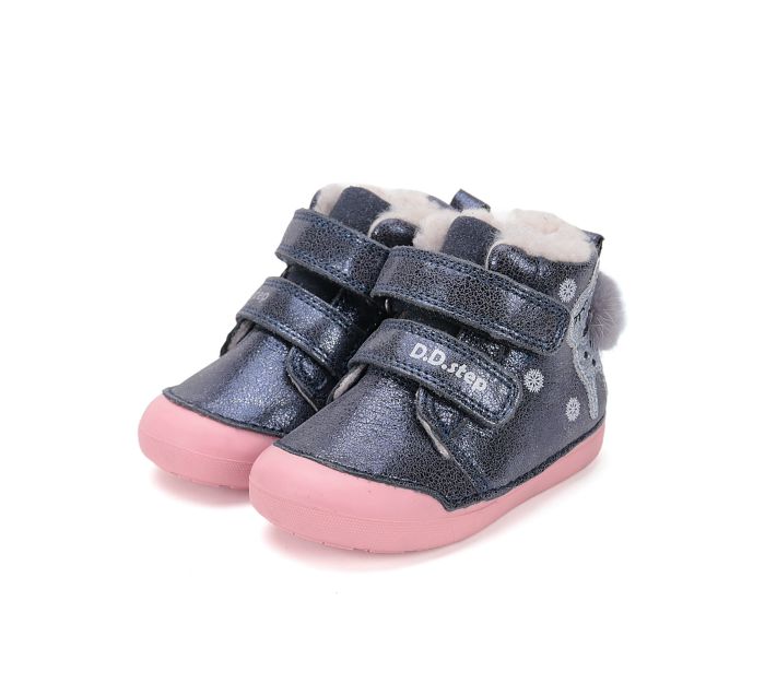 D.D.Step lányka bakancs W066-52733A Royal Blue 20-25 méretben large