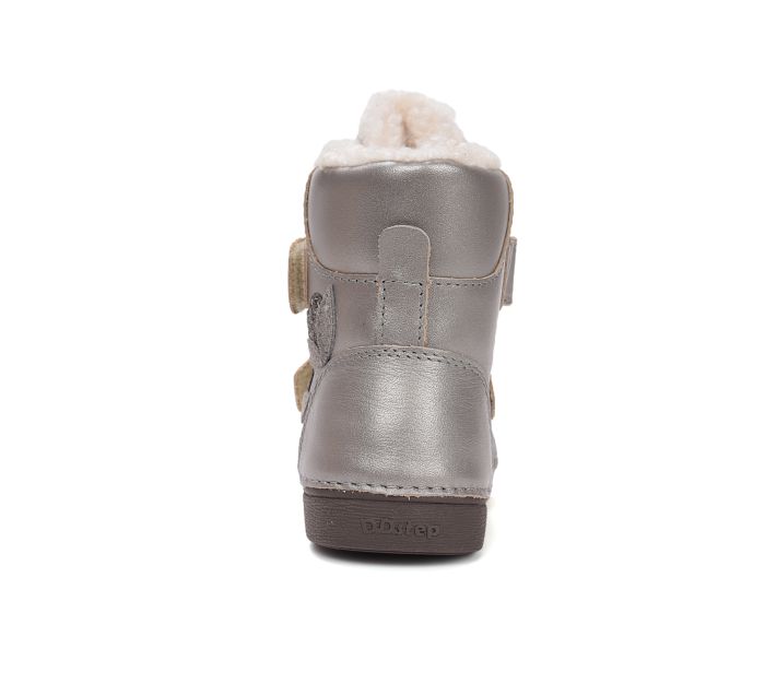 D.D.Step bélelt lányka bőr bakancs W068-52320AL Champagne 31-36 méretben large