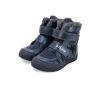 D.D.Step lányka bélelt bőr bakancs W068-52745M Royal Blue 25-30 méretben thumb