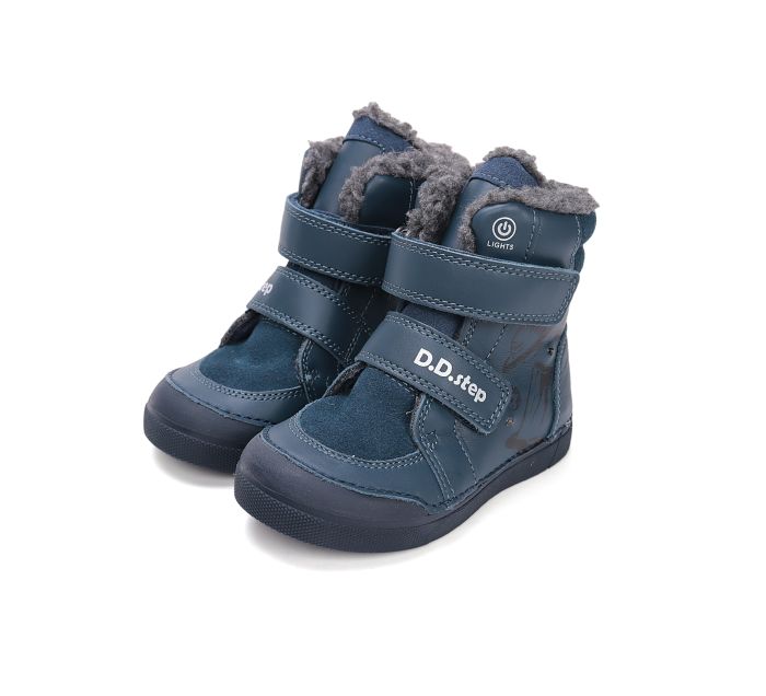D.D.Step bakancs W068-52998AM Royal Blue 25-30 méretben large