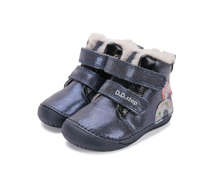 D.D.Step lányka bakancs W070-52624 Royal Blue 20-25 méretben large