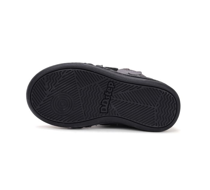 D.D.Step bélelt bőr lányka bakancs W078-52149L Dark Grey 32-37 méretben large