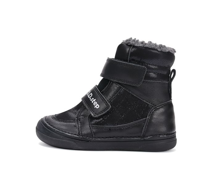 D.D.Step lányka bakancs W078-52797BL Black 32-37 méretben large