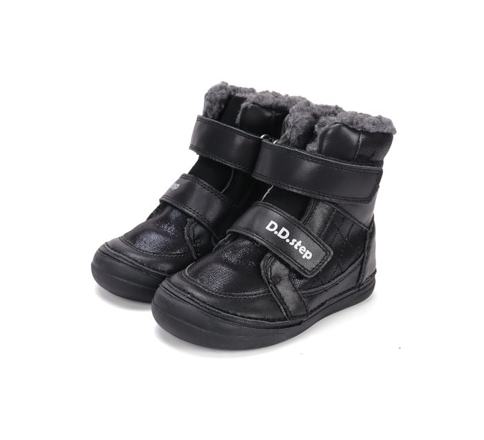 D.D.Step lányka bakancs W078-52797BL Black 32-37 méretben large