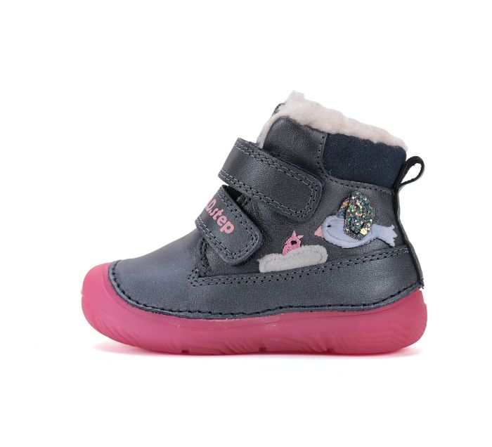 D.D.Step lányka bakancs W082-52314 Royal Blue 20-25 méretben large