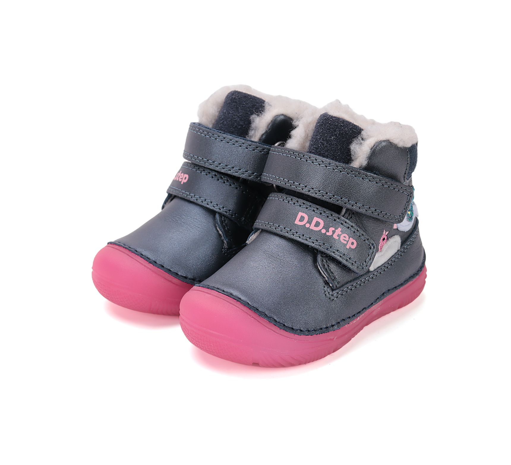 D.D.Step lányka bakancs W082-52314 Royal Blue 20-25 méretben