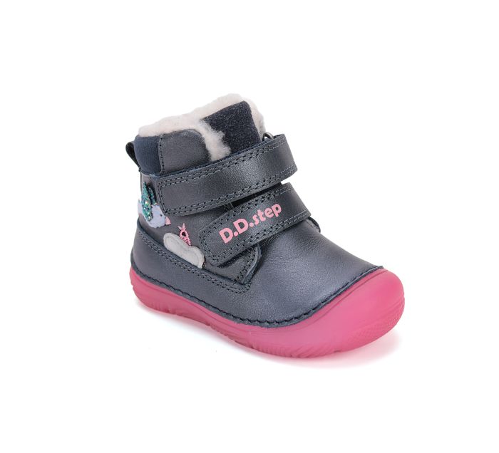 D.D.Step lányka bakancs W082-52314 Royal Blue 20-25 méretben large