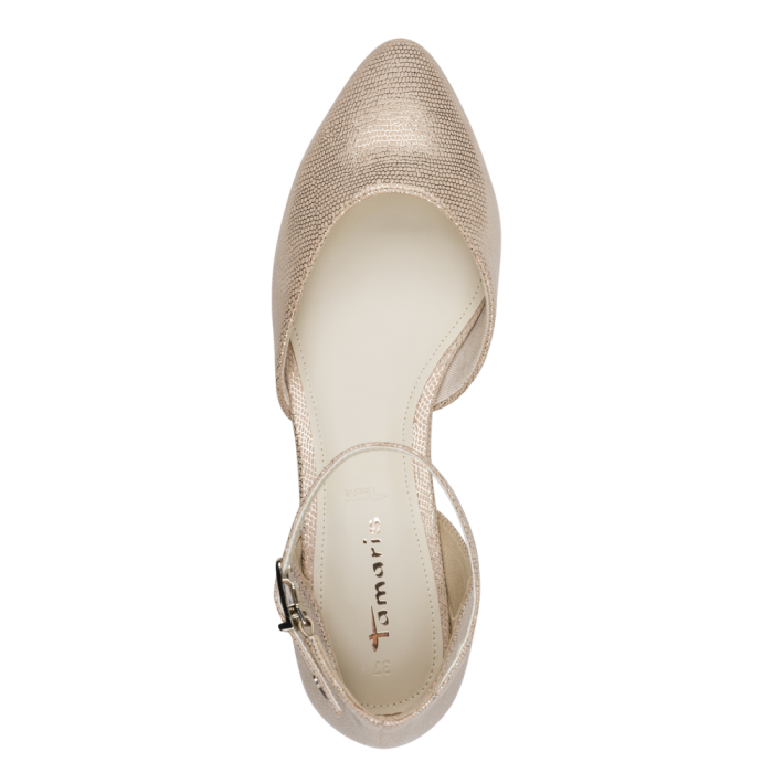Tamaris cipő 1-22155-46 968 Lt.Gold Struct large