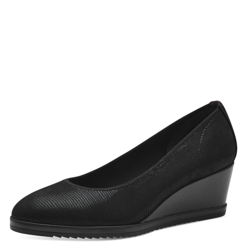 TAMARIS női cipő 1-22325-43 006 BLACK STRUCT