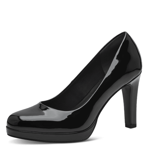 TAMARIS női cipő 1-22405-43 018 BLACK PATENT 