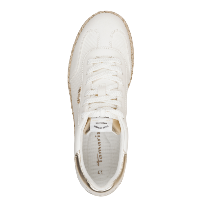 Tamaris cipő 1-23641-46-190 White/Gold large