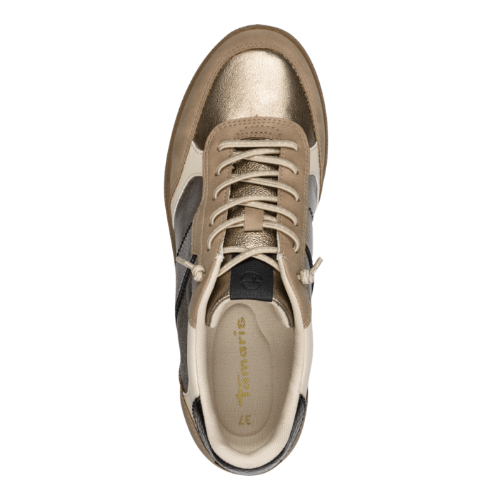 Tamaris sportos cipő 1-23662-45 990 Gold Comb large