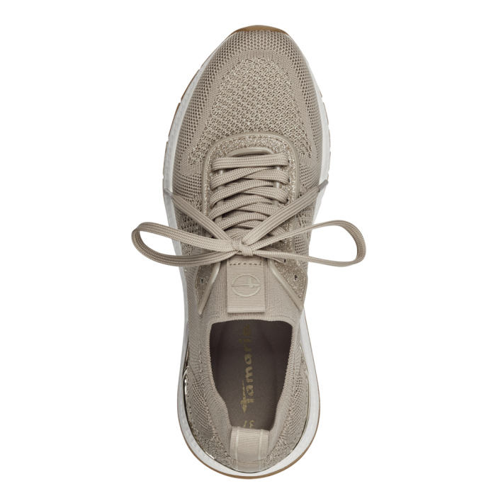 Tamaris cipő 1-23712-42-498 Ivory Metallic large