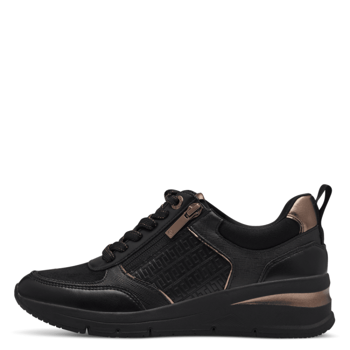 Tamaris sportos cipő 1-23721-42 096 Black/Copper large