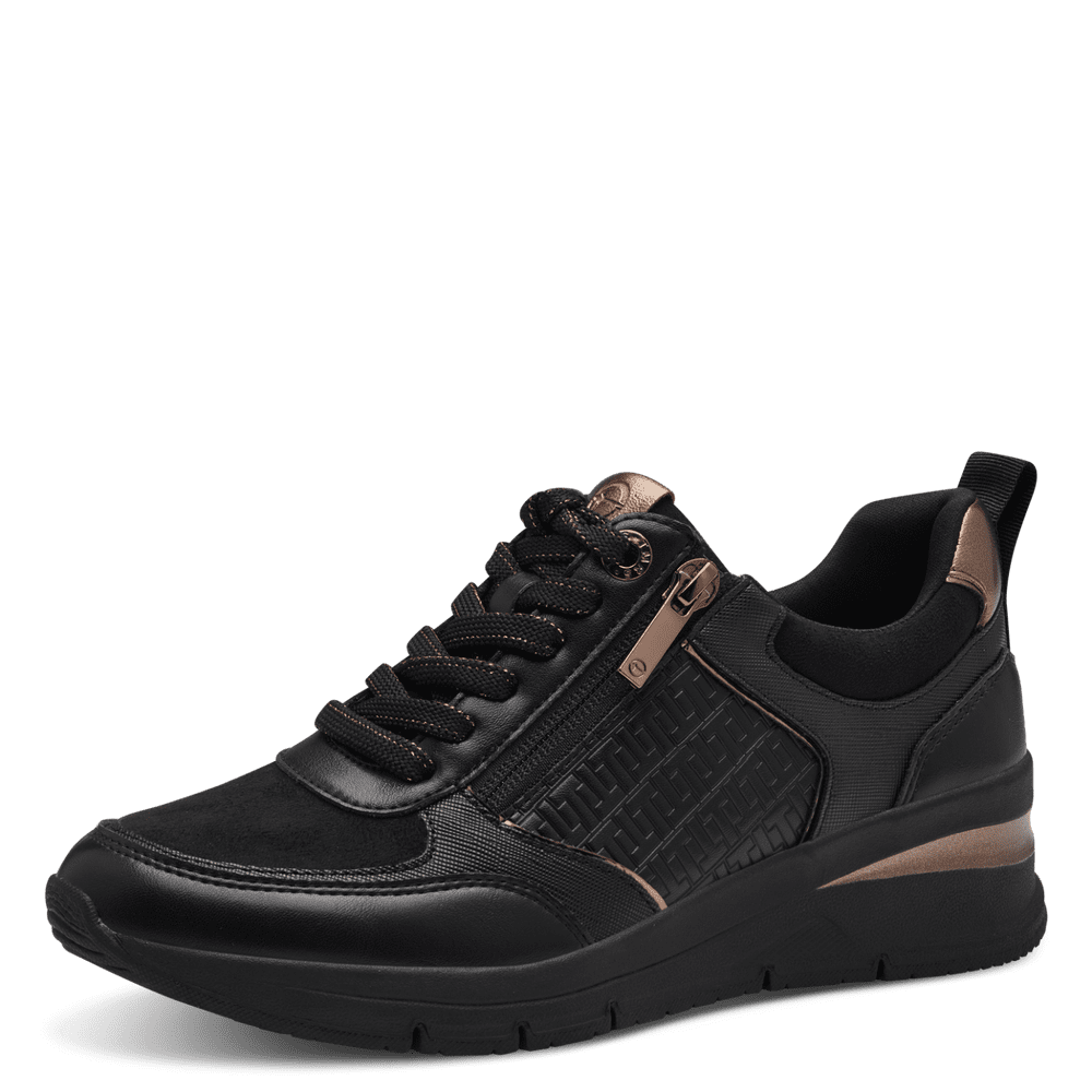 Tamaris sportos cipő 1-23721-42 096 Black/Copper