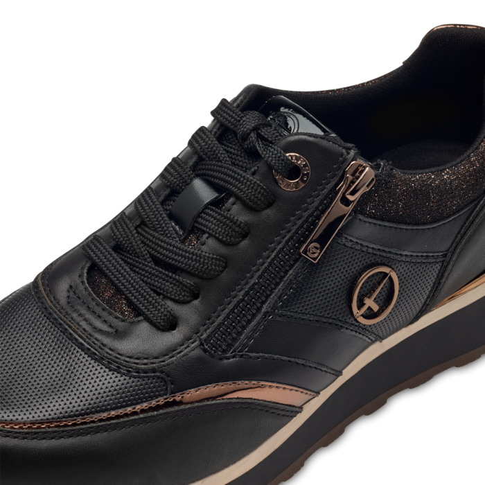 Tamaris sportos cipő 1-23726-43 096 Black/Copper large