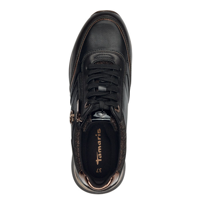 Tamaris sportos cipő 1-23726-43 096 Black/Copper large