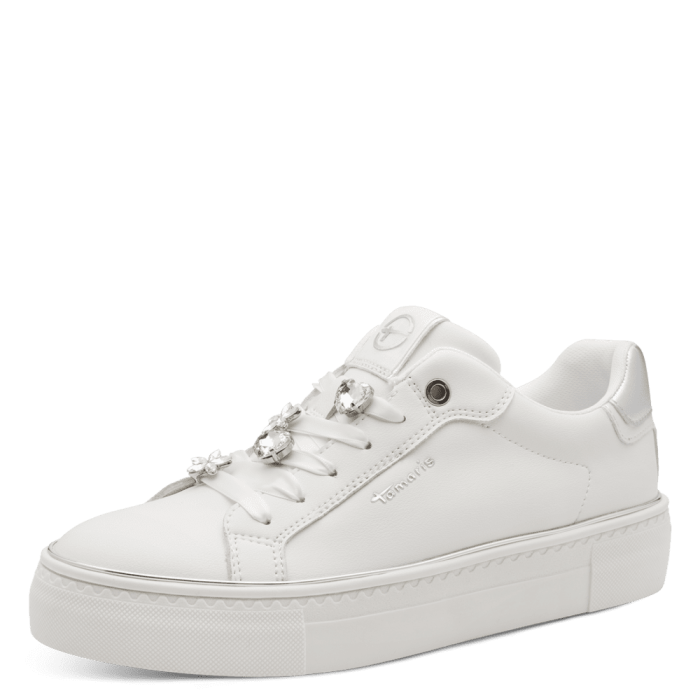 Tamaris cipő 1-23751-44 1A1 White/Silver large