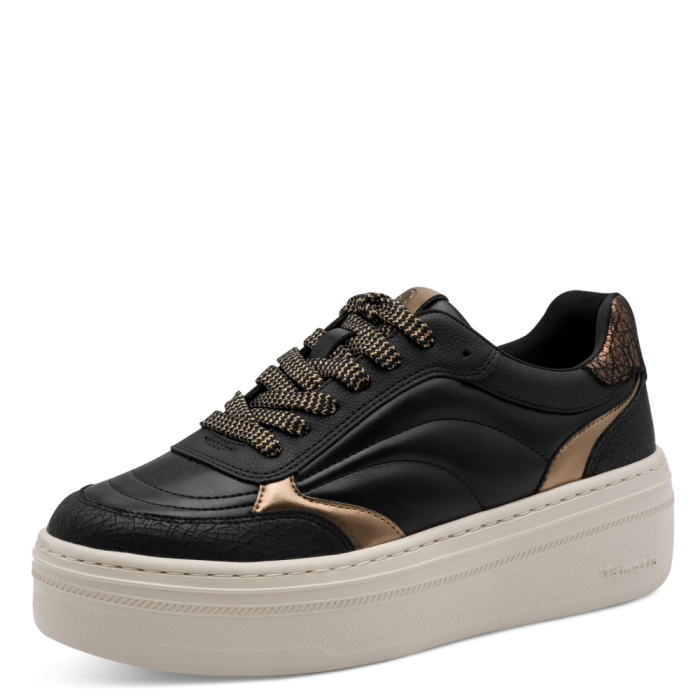 Tamaris sportos cipő 1-23756-45 075 Black/Bronce large