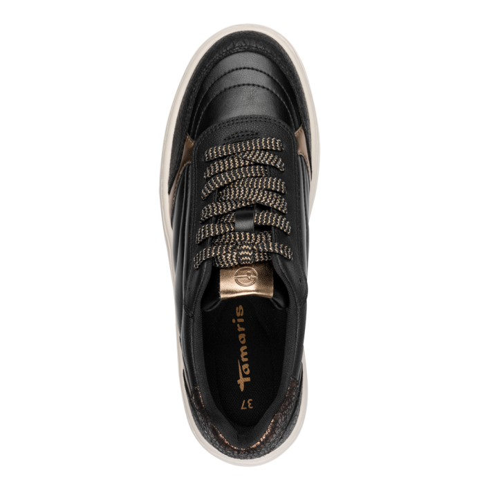 Tamaris sportos cipő 1-23756-45 075 Black/Bronce large