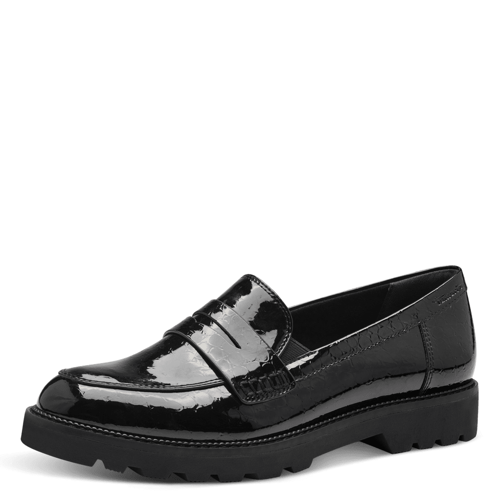 Tamaris cipő 1-24312-41 087 Blk Patent Str