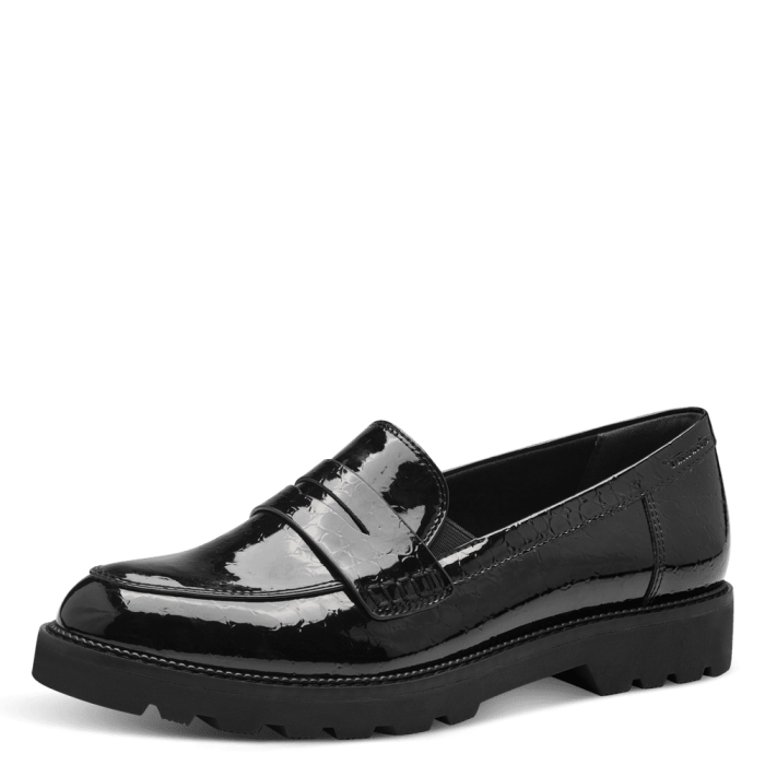 Tamaris cipő 1-24312-41 087 Blk Patent Str large