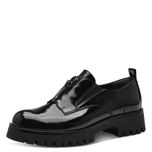 TAMARIS női cipő 1-24791-43 018 BLACK PATENT