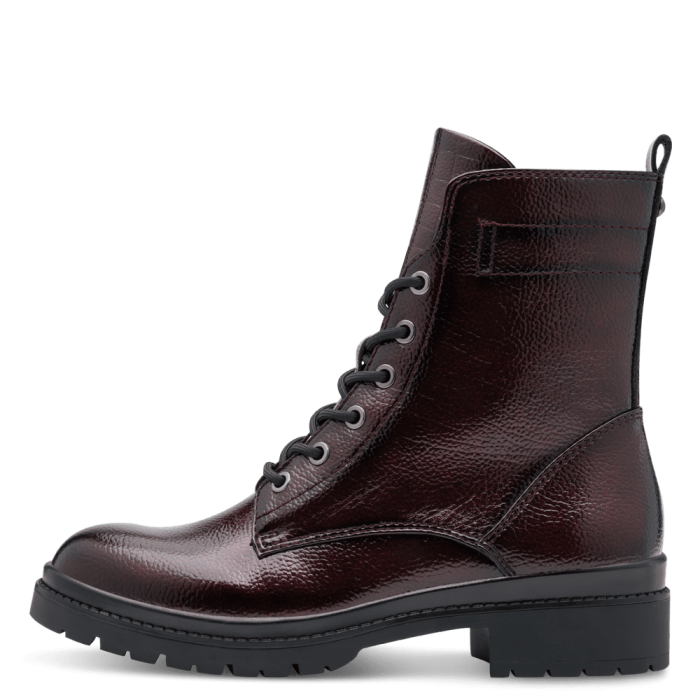 Tamaris bakancs 1-25236-43-568 Merlot Patent large