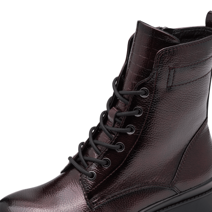 Tamaris bakancs 1-25236-43-568 Merlot Patent large