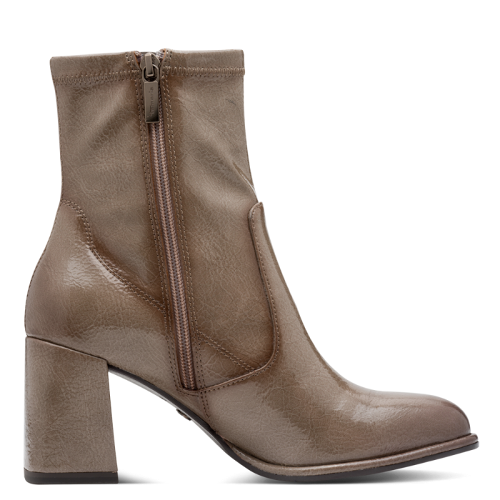 Tamaris bokacsizma 1-25357-41-345 Taupe Patent  large