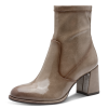 Tamaris bokacsizma 1-25357-41-345 Taupe Patent  thumb