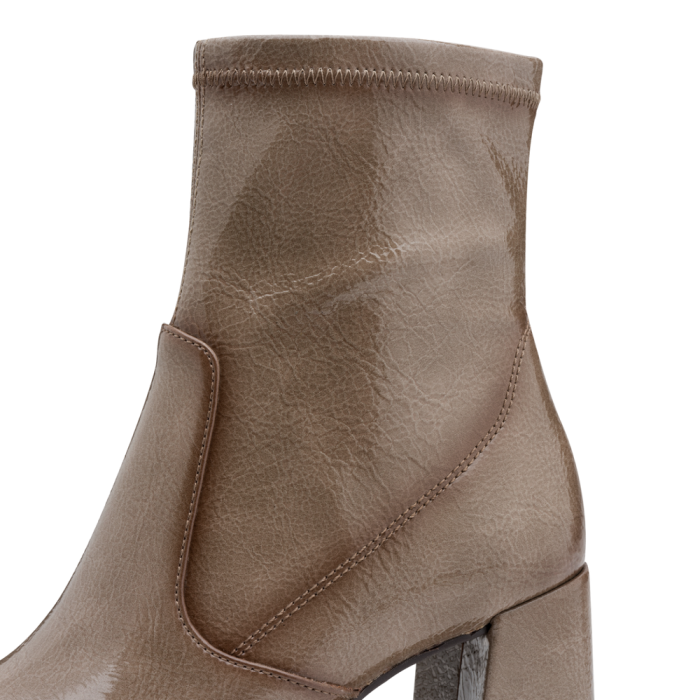 Tamaris bokacsizma 1-25357-41-345 Taupe Patent  large