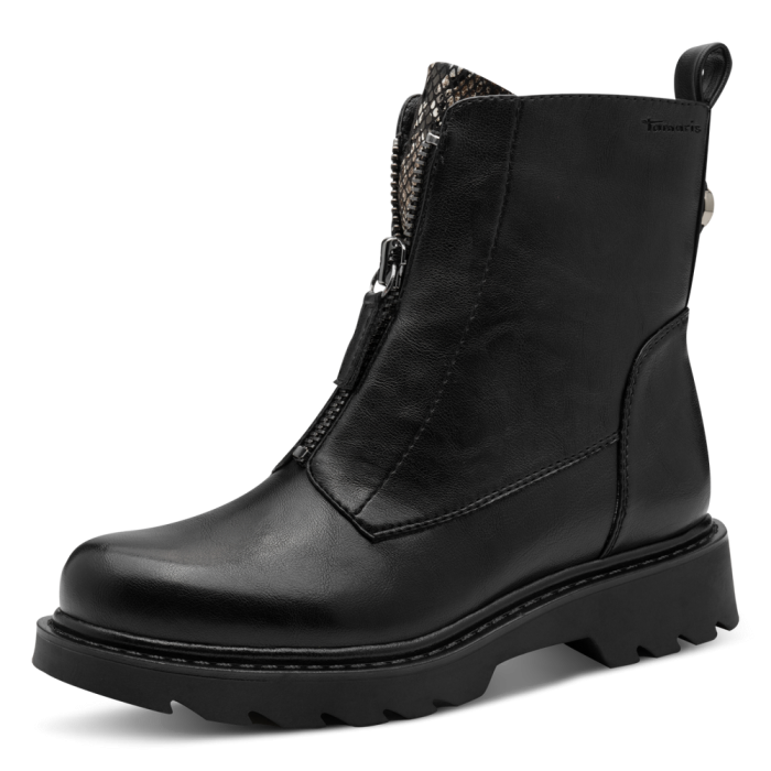 Tamaris bakancs 1-25412-45-073 Black Snake large