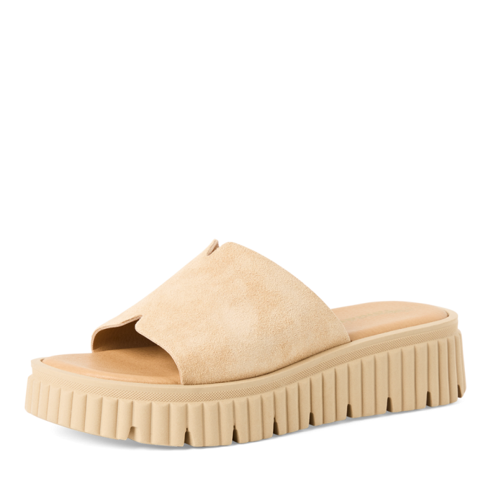 Tamaris papucs 1-27216-44 401 Beige Suede large