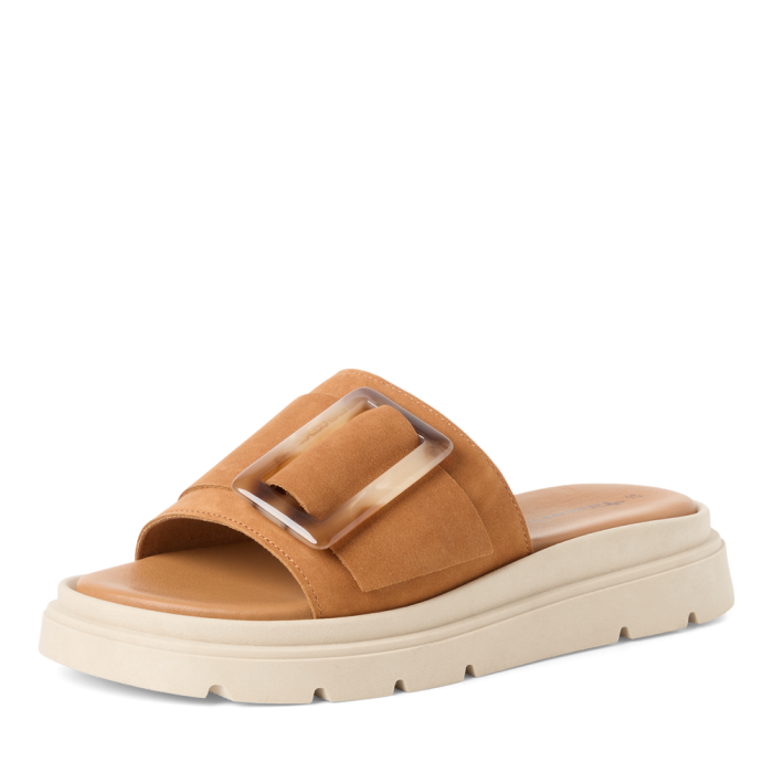 Tamaris papucs 1-27234-44 307 Cognac Nubuc large