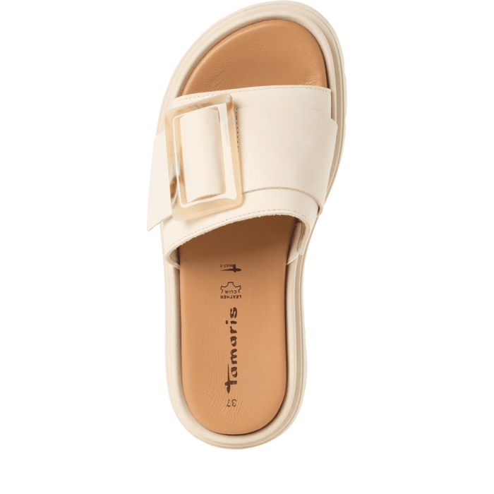 Tamaris papucs 1-27234-44 421 Ivory Nubuc large