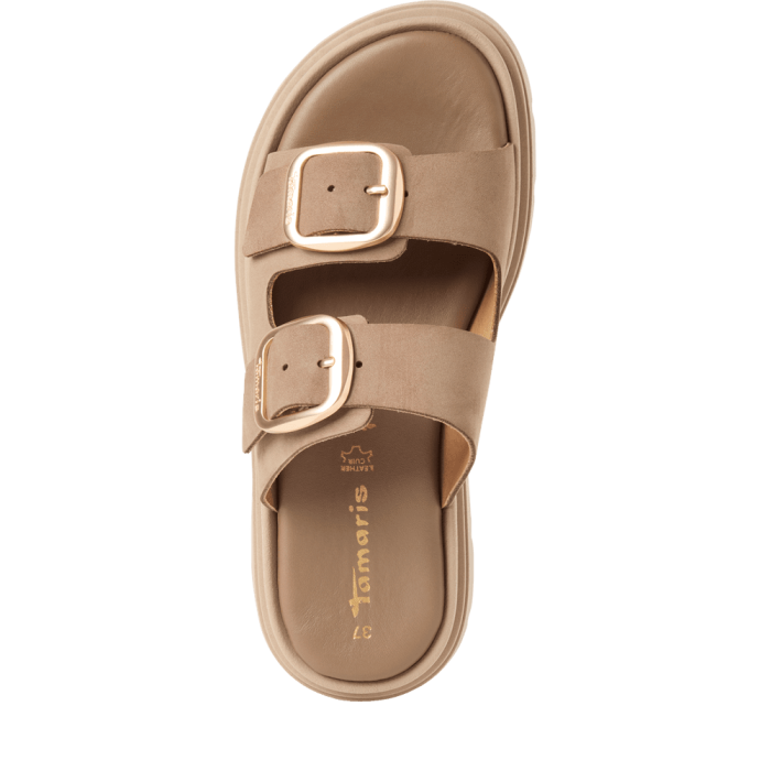 Tamaris papucs 1-27239-42 353 Taupe Nubuc large