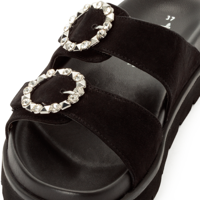 Tamaris papucs 1-27517-46 004 Black Suede large