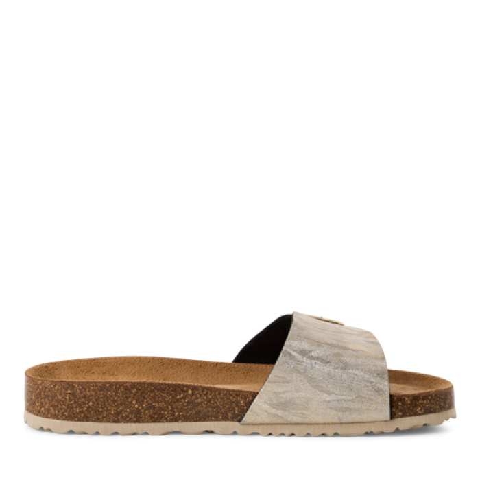 Tamaris papucs 1-27520-42 96A Lt. Gold Struct. large