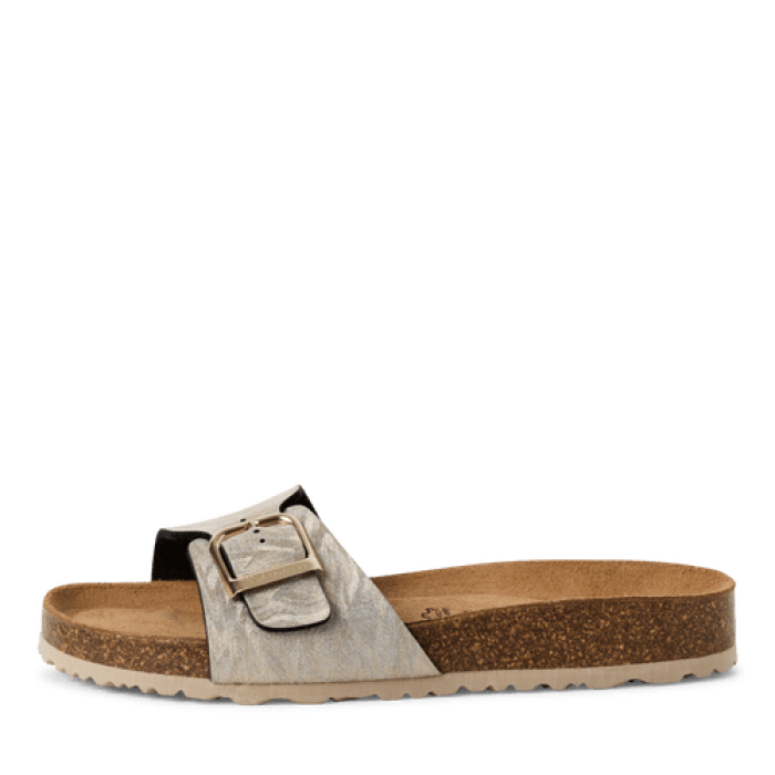 Tamaris papucs 1-27520-42 96A Lt. Gold Struct. large