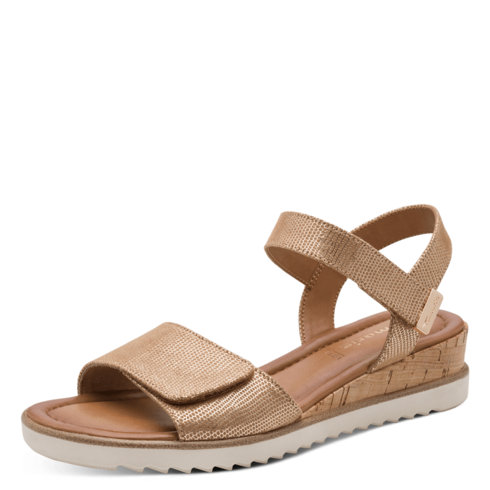 Tamaris szandál 1-28118-44 985 Bronce Struct. large