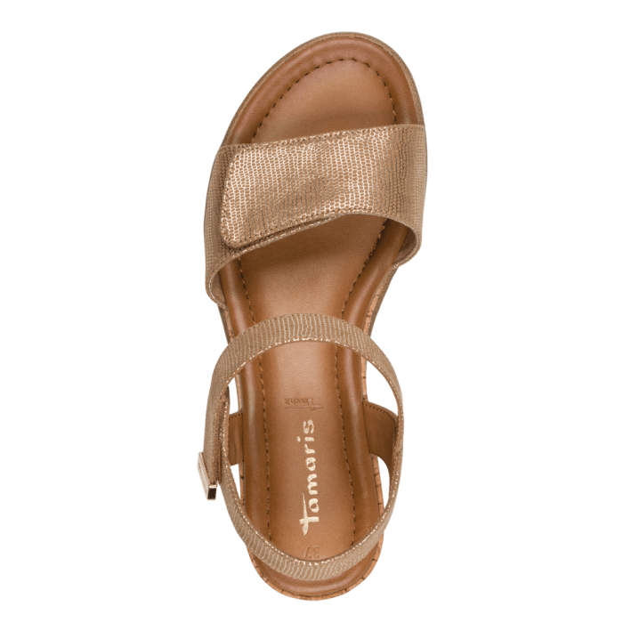 Tamaris szandál 1-28118-44 985 Bronce Struct. large