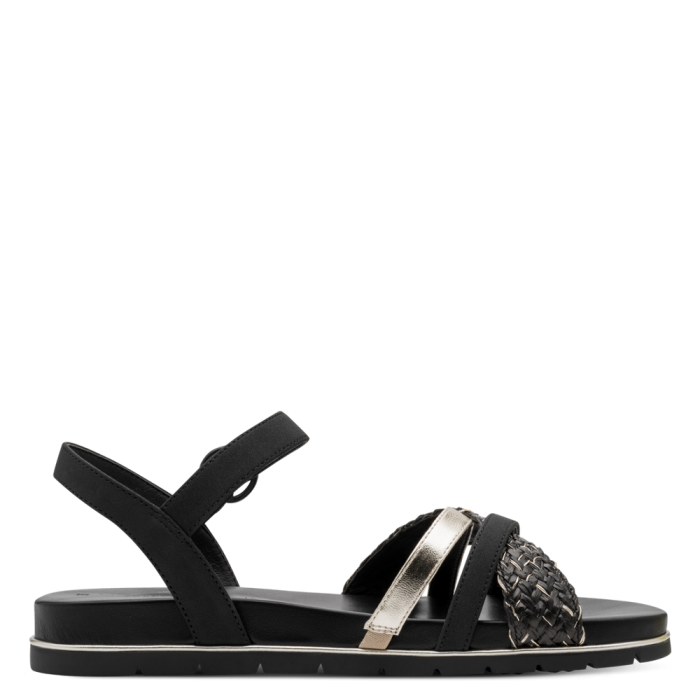 Tamaris szandál 1-28145-42 098 Black Comb large