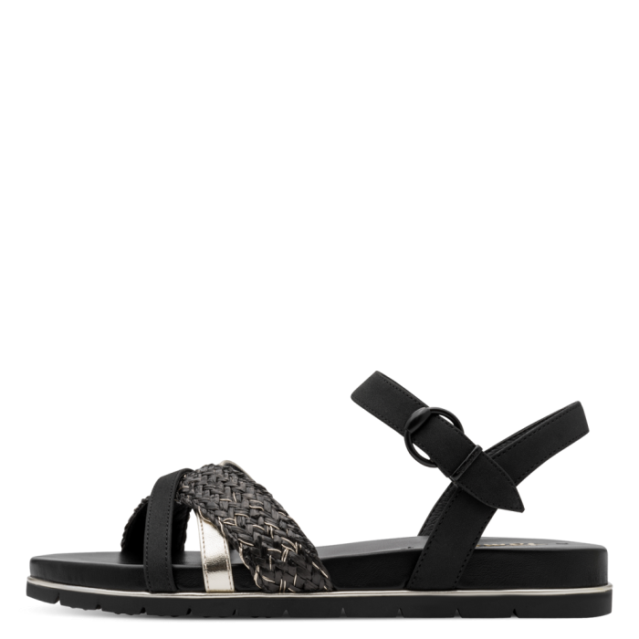 Tamaris szandál 1-28145-42 098 Black Comb large