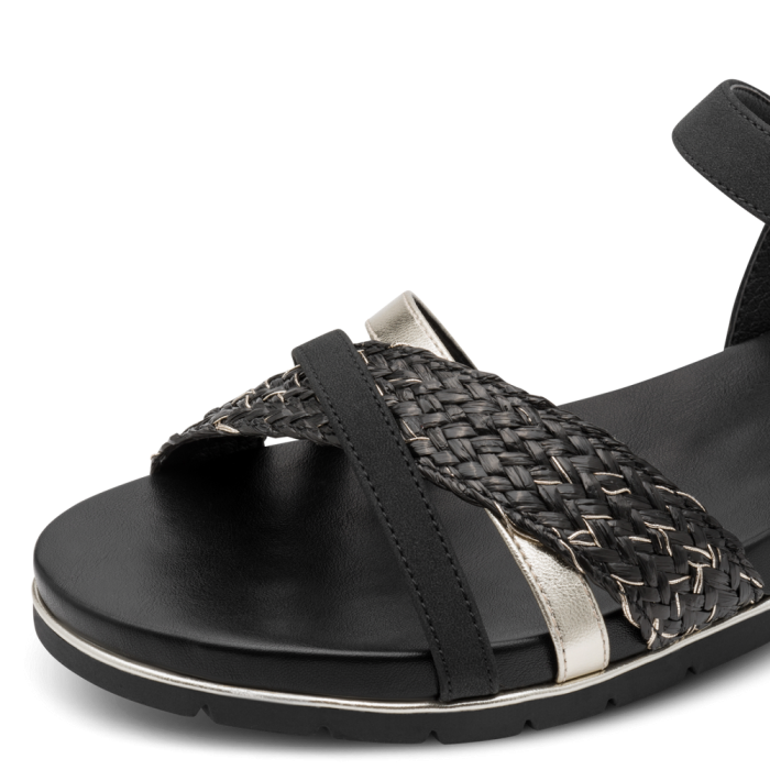 Tamaris szandál 1-28145-42 098 Black Comb large