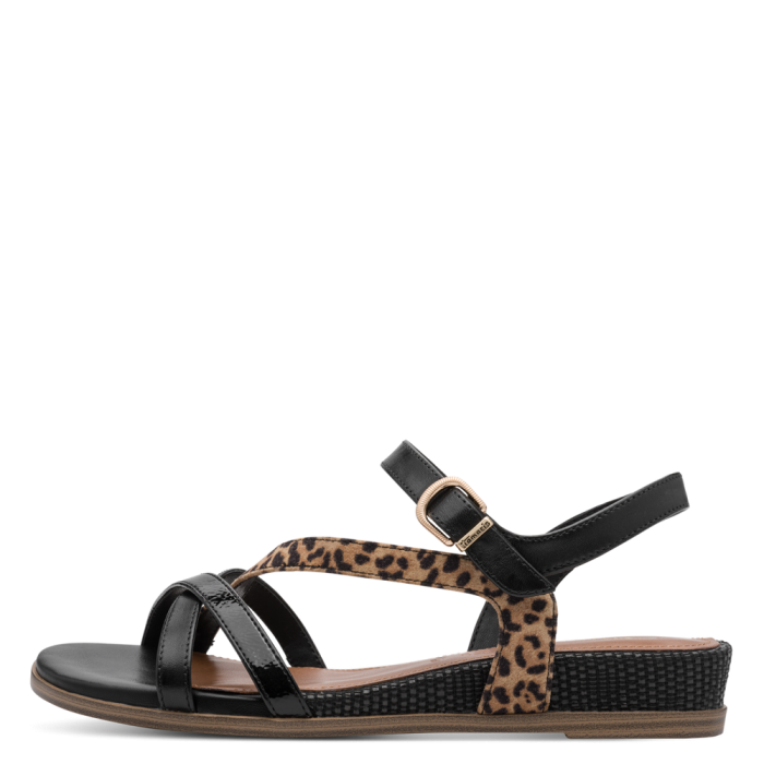Tamaris szandál 1-28146-46 098 Black Comb large