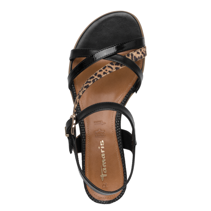 Tamaris szandál 1-28146-46 098 Black Comb large