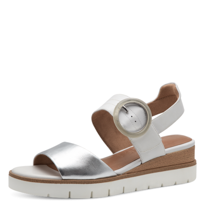 Tamaris szandál 1-28206-42-171 White/Silver large