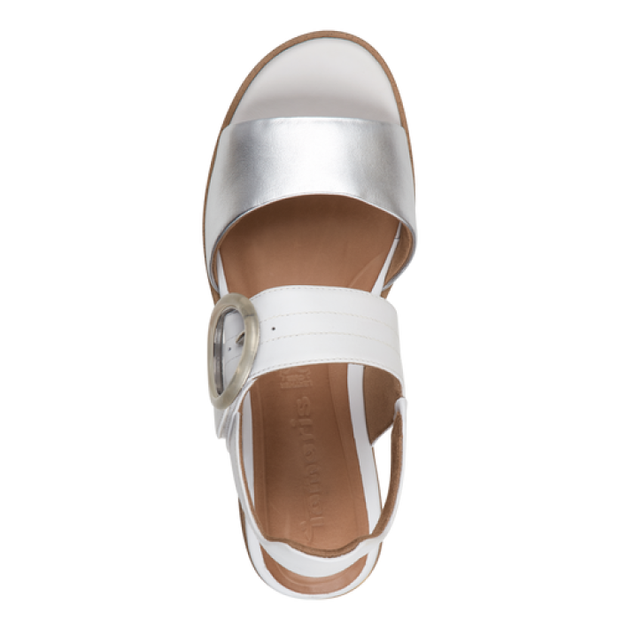 Tamaris szandál 1-28206-42-171 White/Silver large