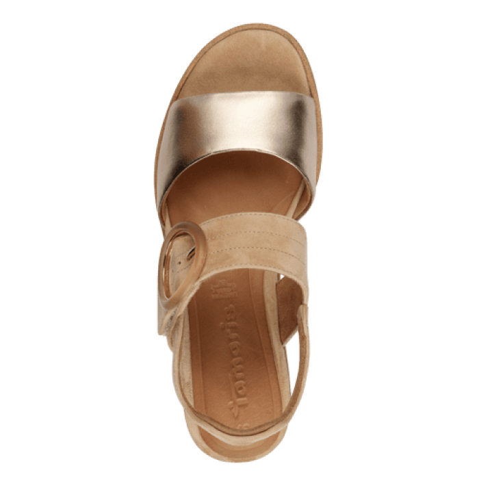 Tamaris szandál 1-28206-42-445 Tan Comb large
